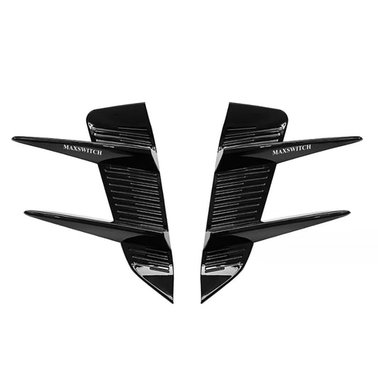 MAXSWITCH Front Bumper Spoiler Side Air Vent Trim Cover Trim for MG 4 MG4 EV Mulan 23+