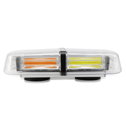 Linkaux 6 COB LED Magnetic Base Emergency Vehicle Light Flash Strobe Light Amber/Amber&White