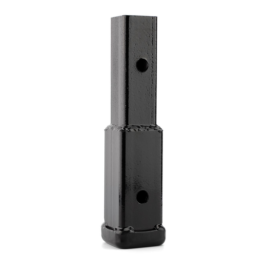 VALUEDEBUT 7" Distance between holes Black trailer tube square mouth sleeve extension rod trailer connector Trailer hitches for vehicles