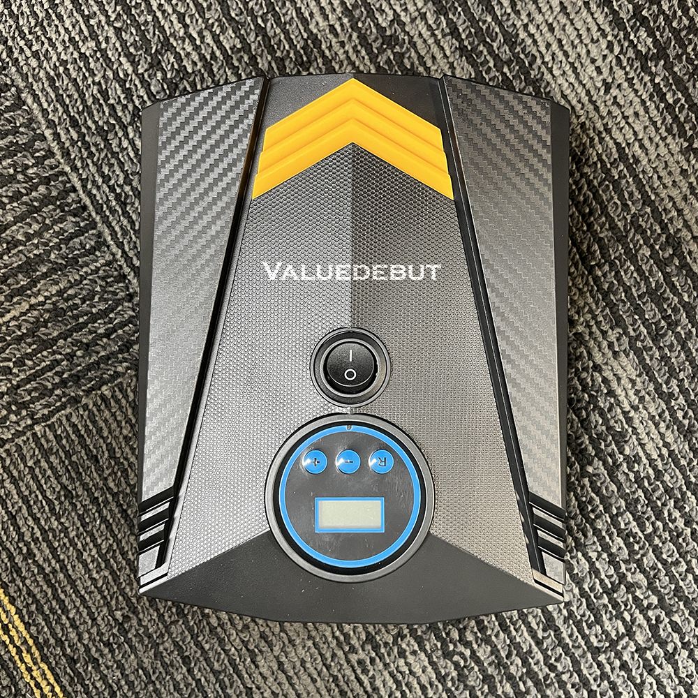 VALUEDEBUT DC12V Intelligent Automatic Charging And Stopping Car Air Pump Digital Display Air Pump Portable Tire Air Pump With LED Air pumps for automobiles