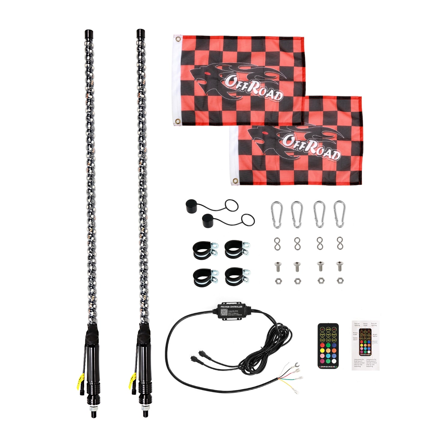 AUXBEAM 1.2m led whips light